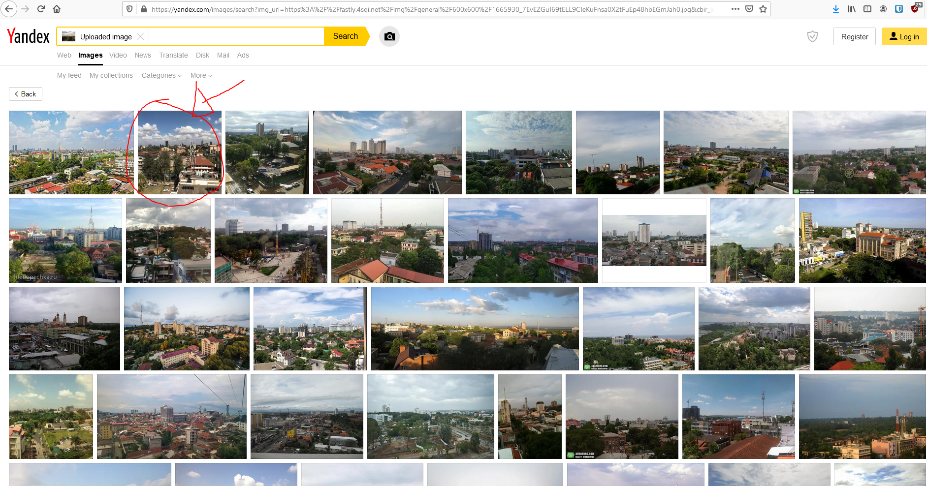 Reverse image search